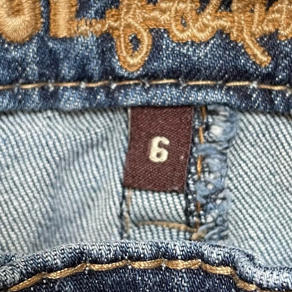Kut from the Kloth Stevie Straight Leg Blue Jeans - 6 - Picture 7 of 10